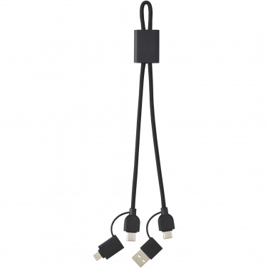 Logotrade corporate gift image of: Connect 6-in-1 RCS recycled aluminium 45W quick charge & data transfer cable