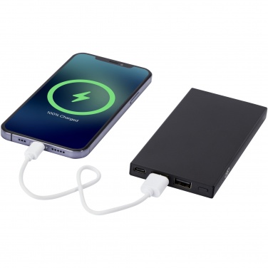 Logo trade promotional giveaways picture of: Connect 5000 mAh recycled aluminium power bank 