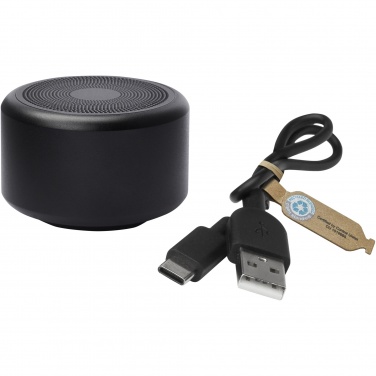 Logo trade promotional gift photo of: Rise 3W RCS recycled aluminium Bluetooth® mini speaker 