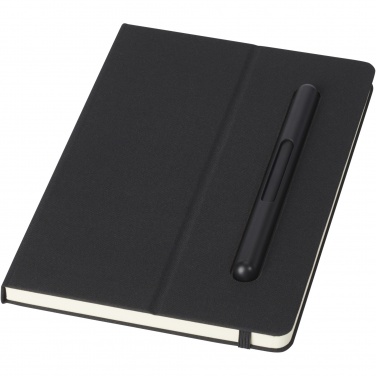 Logo trade promotional giveaways image of: Skribo ballpoint pen and notebook set