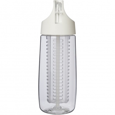 Logotrade promotional gifts photo of: HydroFruit 700 ml recycled plastic sport bottle with flip lid and infuser