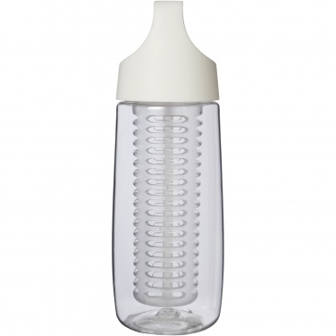 Logo trade promotional giveaways picture of: HydroFruit 700 ml recycled plastic sport bottle with flip lid and infuser