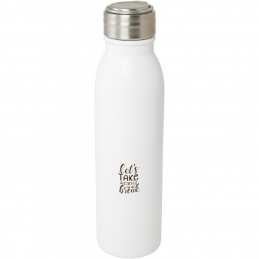 Logotrade business gifts photo of: Harper 700 ml RCS certified stainless steel water bottle with metal loop