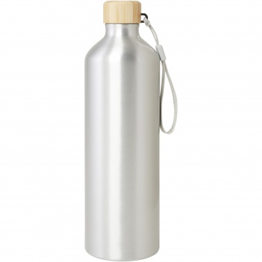 Logo trade promotional gifts image of: Malpeza 1000 ml RCS certified recycled aluminium water bottle