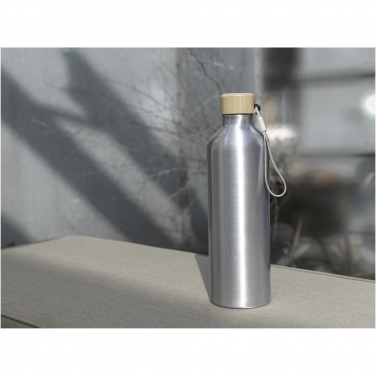 Logo trade promotional product photo of: Malpeza 1000 ml RCS certified recycled aluminium water bottle
