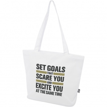 Logo trade promotional merchandise picture of: Panama GRS recycled zippered tote bag 20L