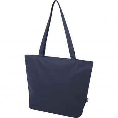 Logo trade corporate gifts image of: Panama GRS recycled zippered tote bag 20L