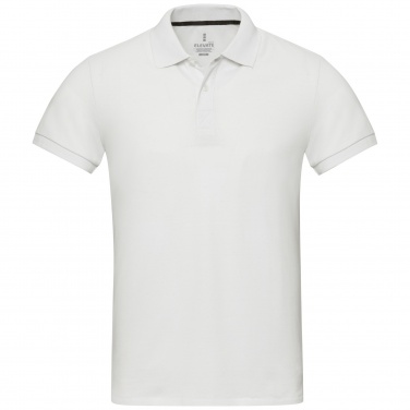 Logo trade promotional gifts picture of: Emerald short sleeve unisex Aware™ recycled polo