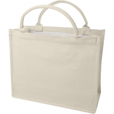 Logo trade promotional giveaways image of: Page 500 g/m² Aware™ recycled book tote bag