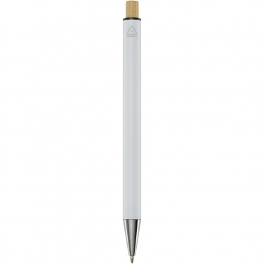 Logotrade promotional merchandise photo of: Cyrus recycled aluminium ballpoint pen (blue ink)