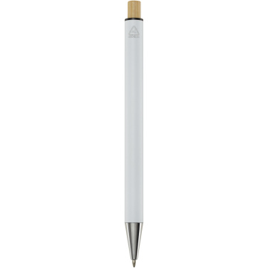 Logotrade advertising product picture of: Cyrus recycled aluminium ballpoint pen (black ink)