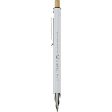 Logotrade promotional gift image of: Cyrus recycled aluminium ballpoint pen (black ink)