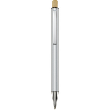 Logo trade corporate gifts picture of: Cyrus recycled aluminium ballpoint pen (black ink)