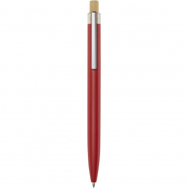 Logo trade promotional item photo of: Nooshin recycled aluminium ballpoint pen  (blue ink)