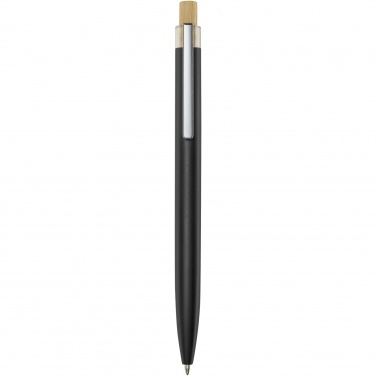 Logo trade corporate gifts image of: Nooshin recycled aluminium ballpoint pen  (blue ink)