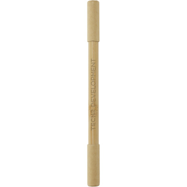 Logo trade promotional giveaway photo of: Samambu bamboo duo pen