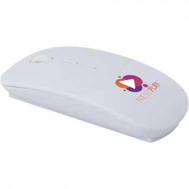 Logotrade promotional merchandise image of: Menlo RCS recycled plastic wireless mouse 