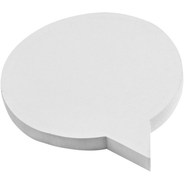 Logo trade promotional merchandise image of: Sticky-Mate® speech bubble-shaped recycled sticky notes