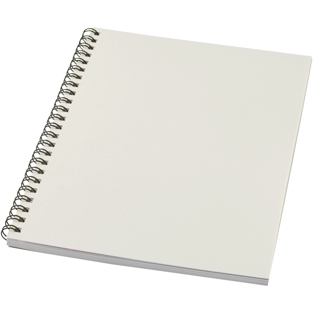 Logo trade promotional giveaways image of: Desk-Mate® A5 colour spiral notebook