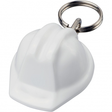 Logo trade promotional items picture of: Kolt hard hat-shaped recycled keychain