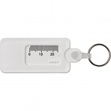 Logotrade promotional merchandise picture of: Kym recycled tyre tread check keychain