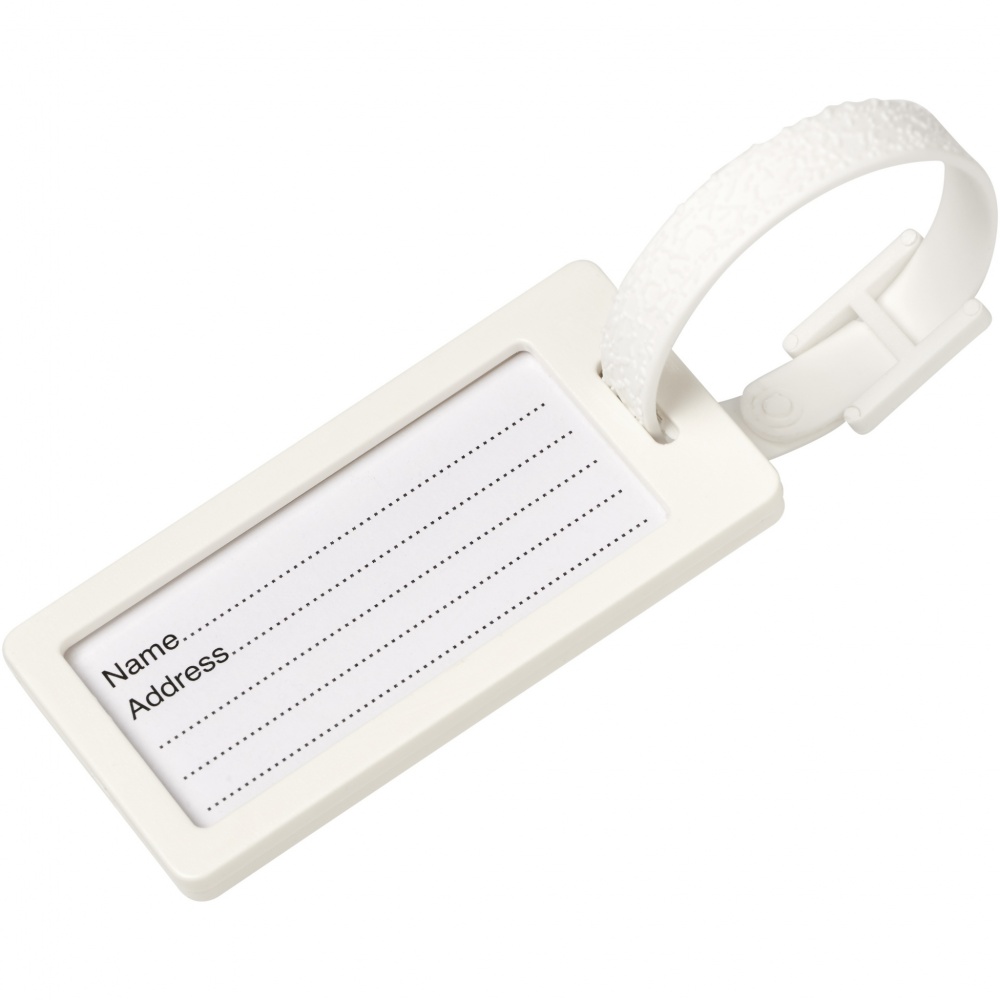 Logotrade promotional product picture of: River recycled window luggage tag