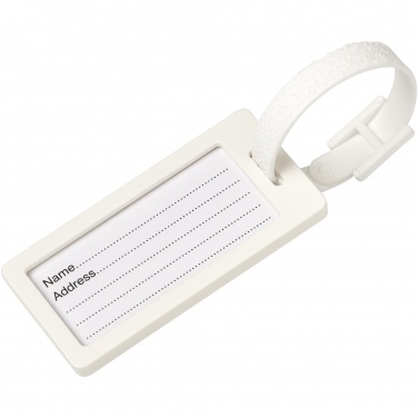 Logo trade promotional item photo of: River recycled window luggage tag