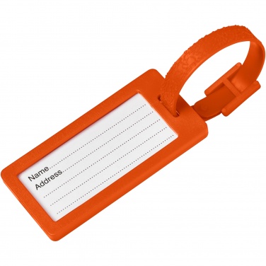 Logotrade promotional item picture of: River recycled window luggage tag