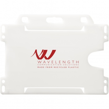 Logo trade promotional item photo of: Vega recycled plastic card holder