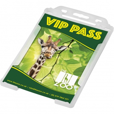 Logo trade corporate gift photo of: Pierre recycled plastic card holder 