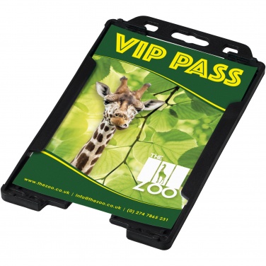 Logo trade business gifts image of: Pierre recycled plastic card holder 