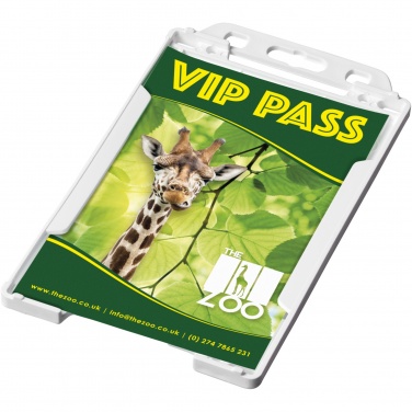 Logotrade advertising product image of: Pierre recycled plastic card holder 