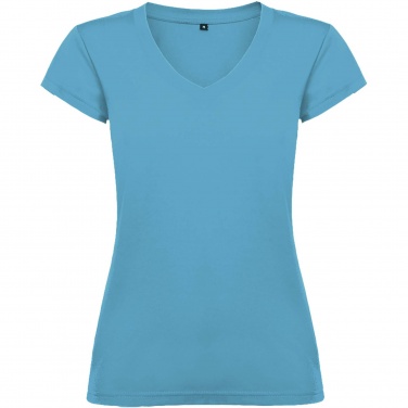 Logo trade advertising product photo of: Victoria short sleeve women's v-neck t-shirt