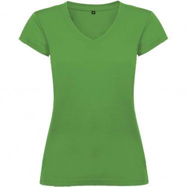 Logo trade promotional gifts image of: Victoria short sleeve women's v-neck t-shirt