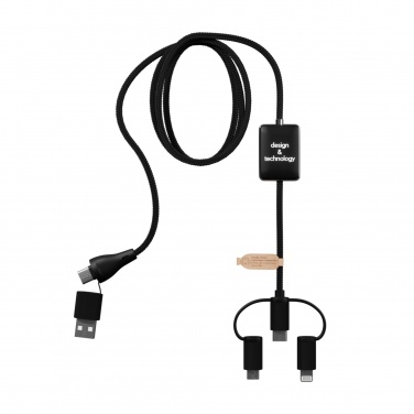 Logo trade corporate gift photo of: SCX.design C48 CarPlay 5-in-1 charging cable 
