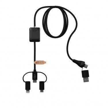 Logo trade promotional items picture of: SCX.design C48 CarPlay 5-in-1 charging cable 