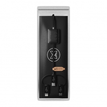 Logotrade promotional item picture of: SCX.design C48 CarPlay 5-in-1 charging cable 