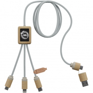 Logo trade promotional giveaways picture of: SCX.design C49 5-in-1 charging cable