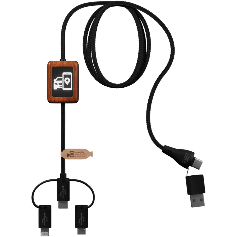Logotrade corporate gifts photo of: SCX.design C46 5-in-1 CarPlay cable