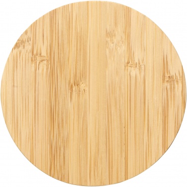 Logo trade corporate gift photo of: Essence 15W bamboo wireless charging pad