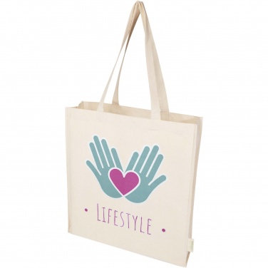 Logotrade advertising product image of: Orissa 180 g/m² organic full gusset tote bag 14L