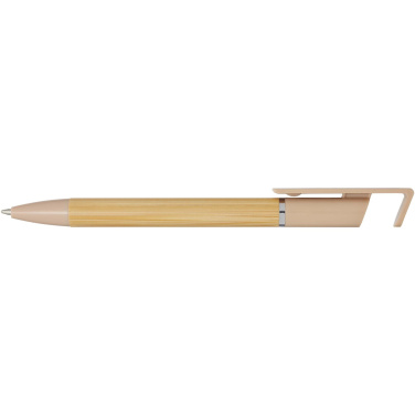 Logo trade promotional merchandise image of: Delfina phone holder pen
