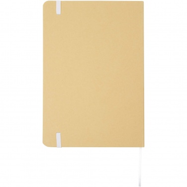 Logo trade promotional gifts image of: Nelida A5 recycled cardboard hard cover notebook
