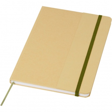 Logotrade promotional item picture of: Nelida A5 recycled cardboard hard cover notebook