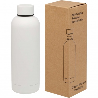 Logotrade promotional product image of: Spring 500 ml RCS certified recycled stainless steel copper vacuum insulated bottle