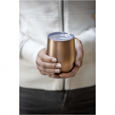 Logo trade promotional product photo of: Corzo 350 ml RCS certified recycled stainless steel copper vacuum insulated cup