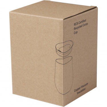 Logo trade promotional items image of: Corzo 350 ml RCS certified recycled stainless steel copper vacuum insulated cup