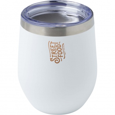 Logo trade advertising products image of: Corzo 350 ml RCS certified recycled stainless steel copper vacuum insulated cup