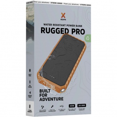 Logotrade promotional merchandise picture of: Xtorm XR202 Xtreme 20.000 mAh 35W QC3.0 waterproof rugged power bank with torch