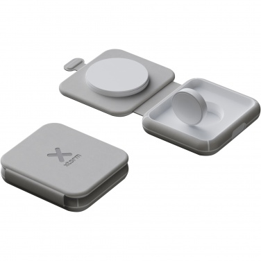 Logotrade promotional gift image of: Xtorm XWF21 15W foldable 2-in-1 wireless travel charger